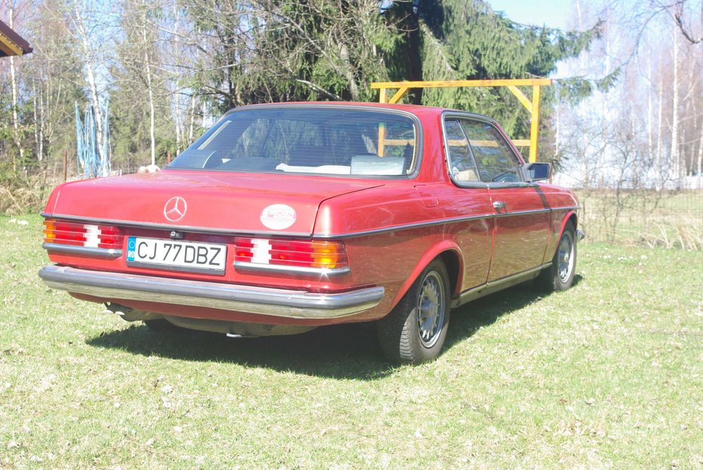 Vand MERCEDES-BENZ W123 280 CE coupe din 1977 cobra VEHICUL ISTORIC