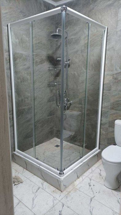 Стеклянные перегородки. Душевые кабины. Раздвижные двери. Лофт