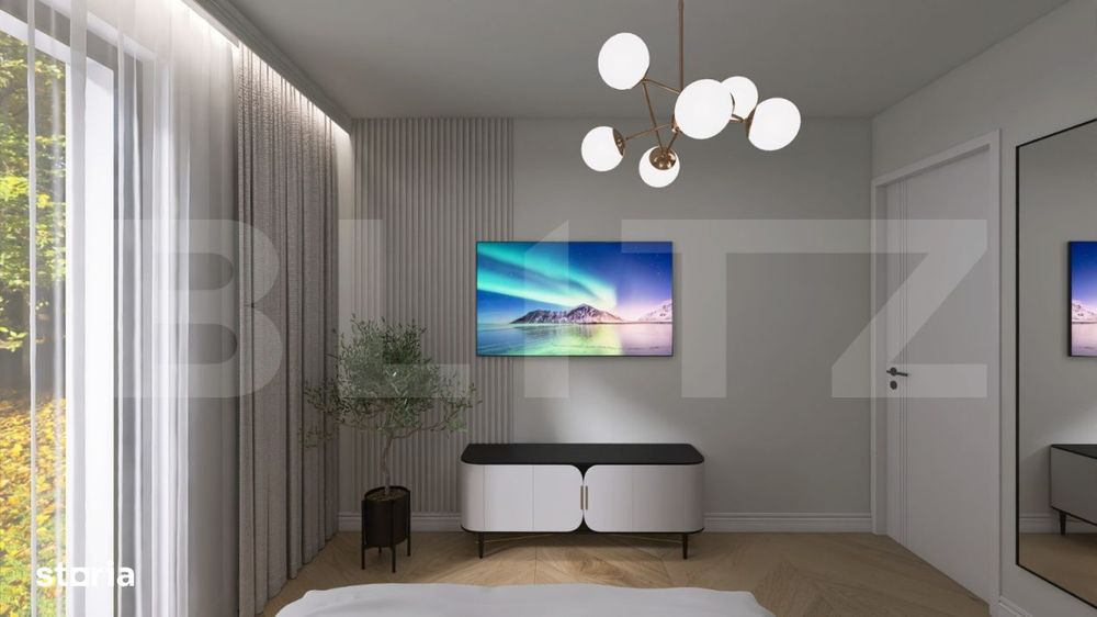 Apartament cu 3 camere in suprafat utila de 81,74 mp si balcon zona Br
