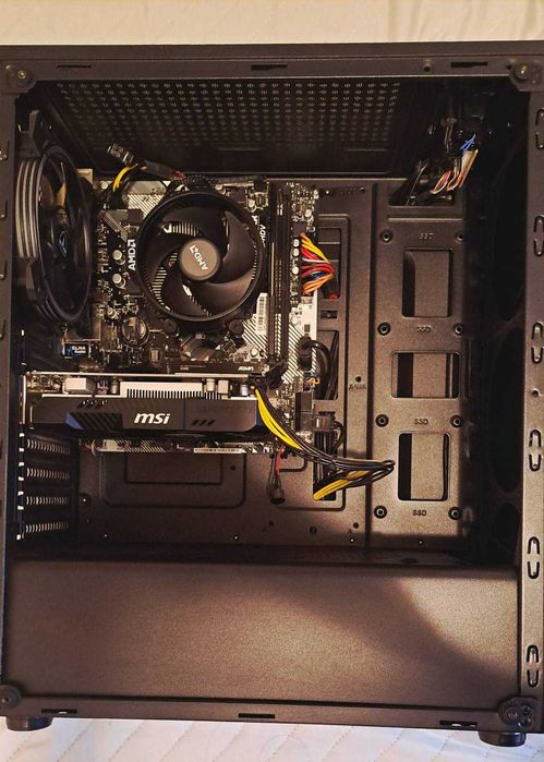 RYZEN 5 4500,GTX 1650 – Гейминг PC Отлично състояние + цял  комплект