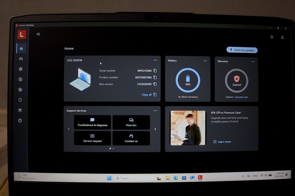 Геймърски лаптоп Lenovo LOQ