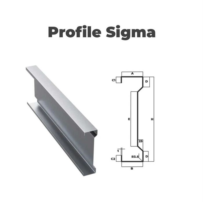 Profile Zincate -Z,C,U,L,SIGMA-