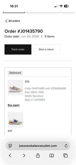 Продам кросовки New balance 370
