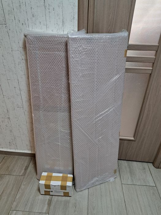 Vand 2 dulapuri suspendate  1 orizontal si 1 vertical cu 1 usa cu sistem " push to open" front Mdf Sonoma, 120 X 40 X 32