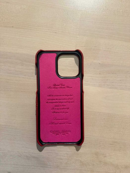 Кожен калъф/кейс за Iphone 15 Pro Max