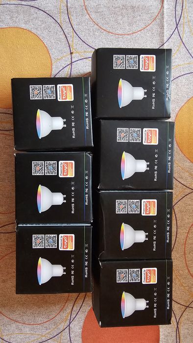 Смарт крушки луничка MR16 и GU10 wifi amazon alexa google home