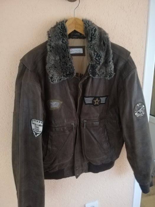 Geaca piele bărbati Aviator Bata mărimea 50