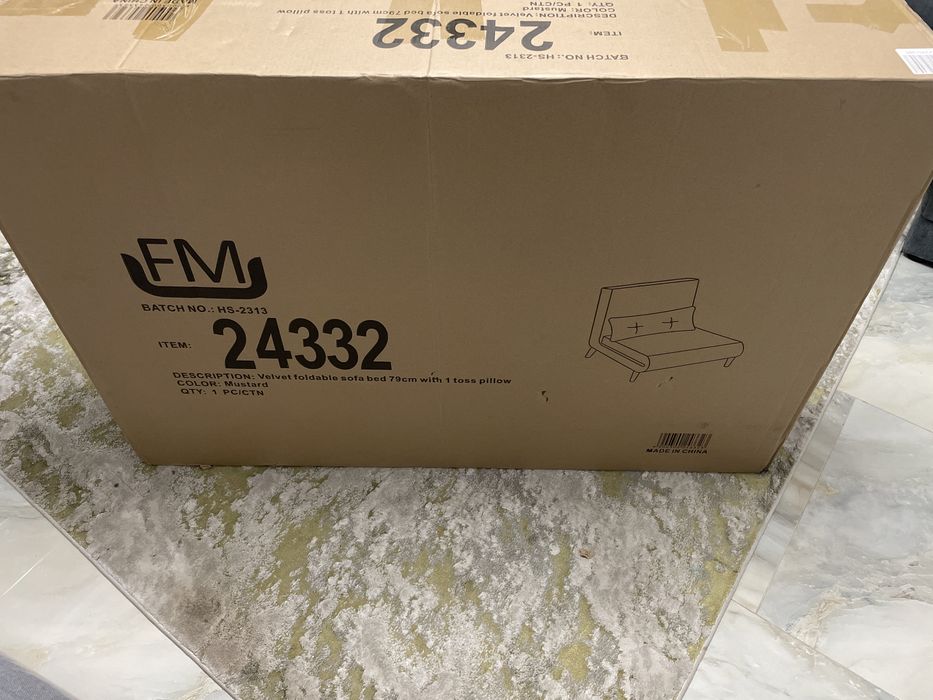 Jola Velvet Canapea extensibila cu o perna , Noua