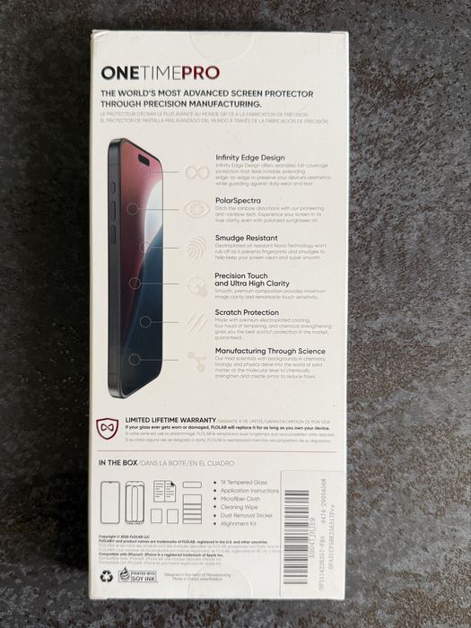 FLOLAB ONETIME PRO Anti Reflective iPhone 17 Pro