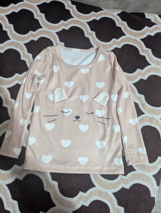 Pijama două piese nouă, fetițe