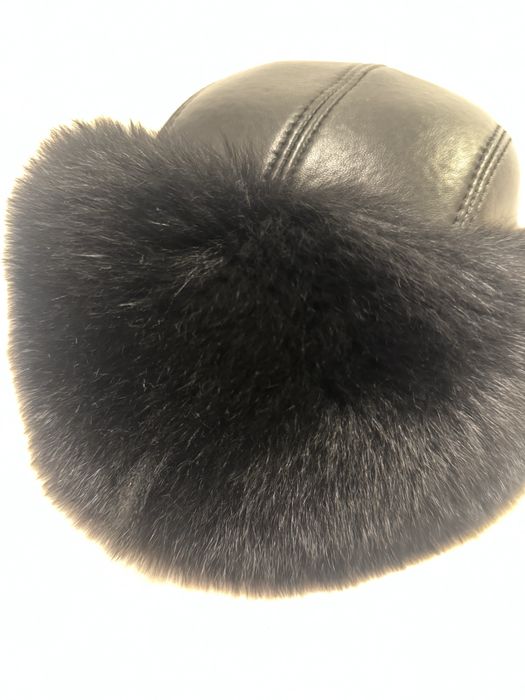 Caciula iarna din piele si blana