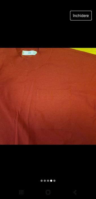 Pulover dama,Mango,mar M,rosu