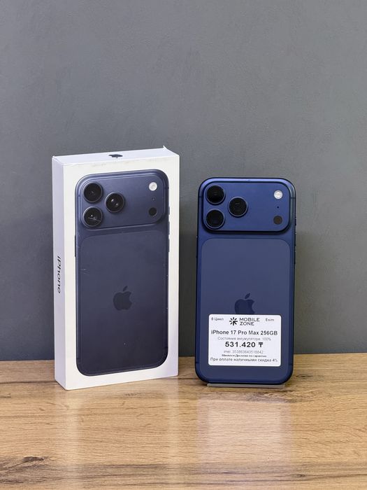 Iphone 17 Pro Max 256 GB 100% 6-цикл | Mobile Zone
