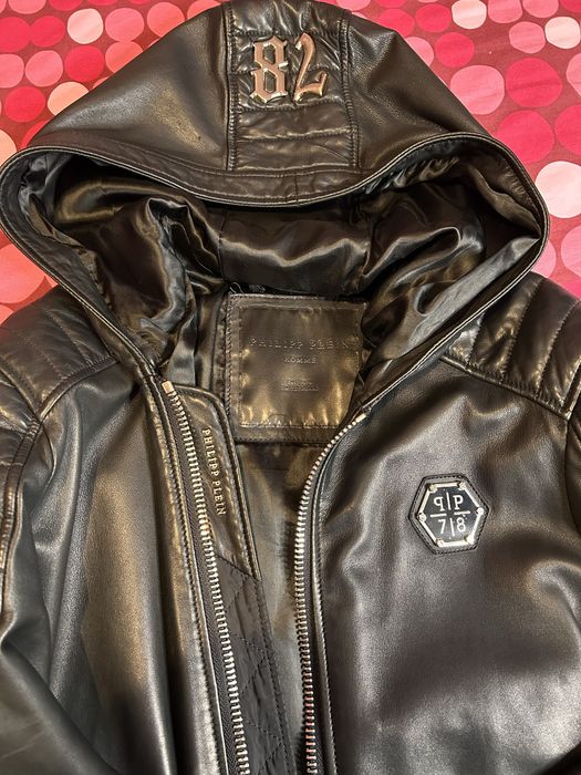 Geaca piele Philipp Plein
