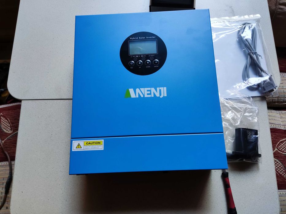 Anenji 2000, 5000,Easun 2.2kw 12v хибриден инвертор!