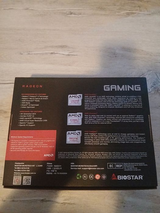 Placa video rx 580 biostar