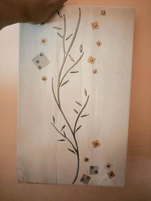 Decor faianță baie/bucătărie Medalion Tuareg Bej (25.2 x 40.2 cm) - 13 bucăți