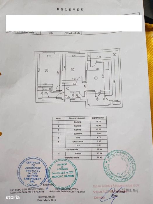 Apartament 3 camere Militari Residence mobilat si utilat