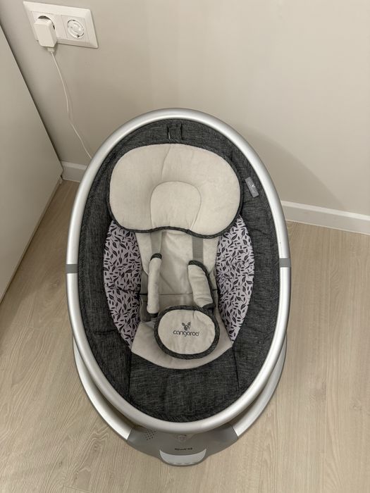 Електрическа люлка Cangaroo - iSwing, Силвър