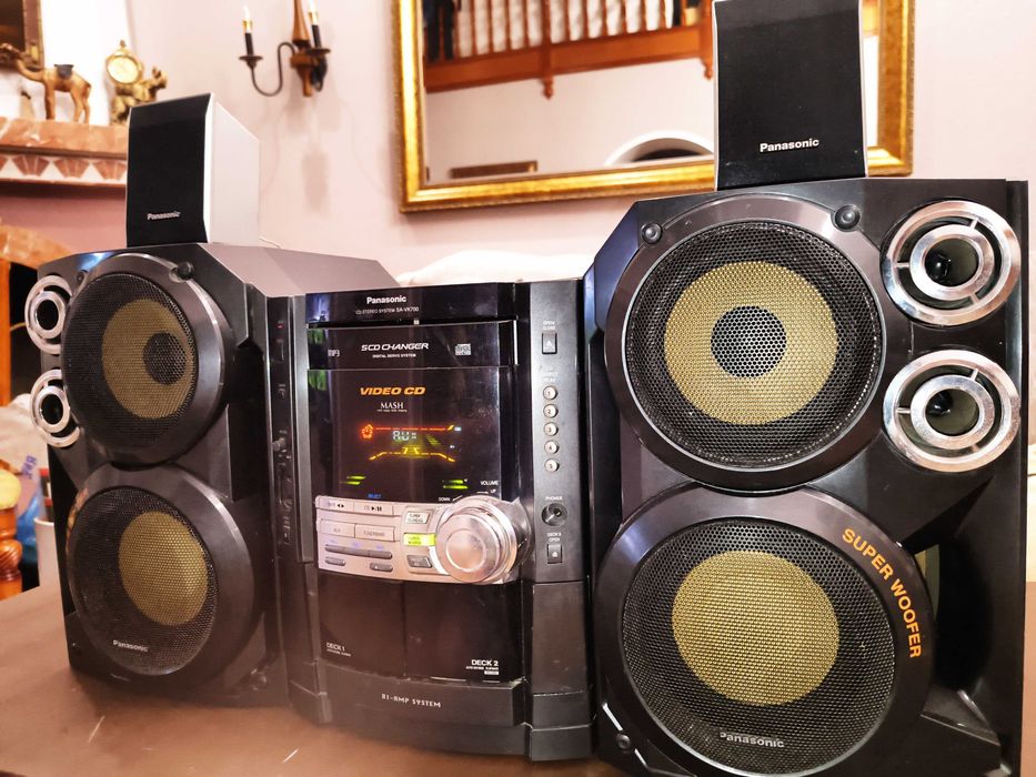 Музыкальный центр,Колонки сабвуфер Panasonic караоке Bluetooth адаптер
