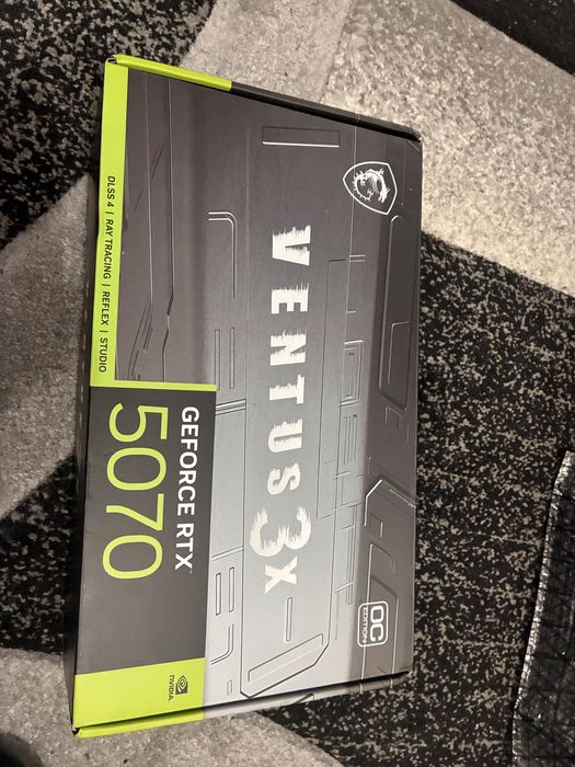 SIGILAT - Placa video MSI RTX 5070 VENTUS 3X OC, 12GB GDDR7