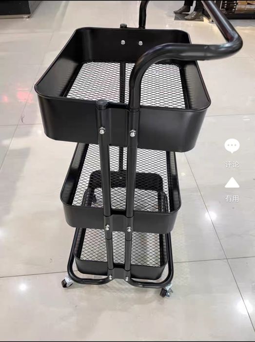 Железная тележка помощница на колёсиках