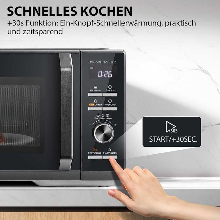 Микровълнова фурна Toshiba MW3-AG25PFI(MG) 25л  3в1  900W