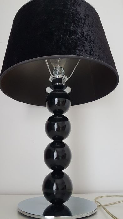 Lampa/veioza art deco cu abajur (made in Spain)