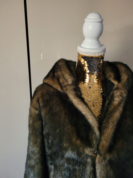 Geaca de blana artificiala Zara