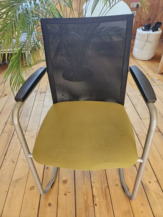 Scaun birou, verde cu negru