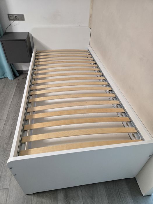 Pat de 90x200 cm cu pat suplimentar