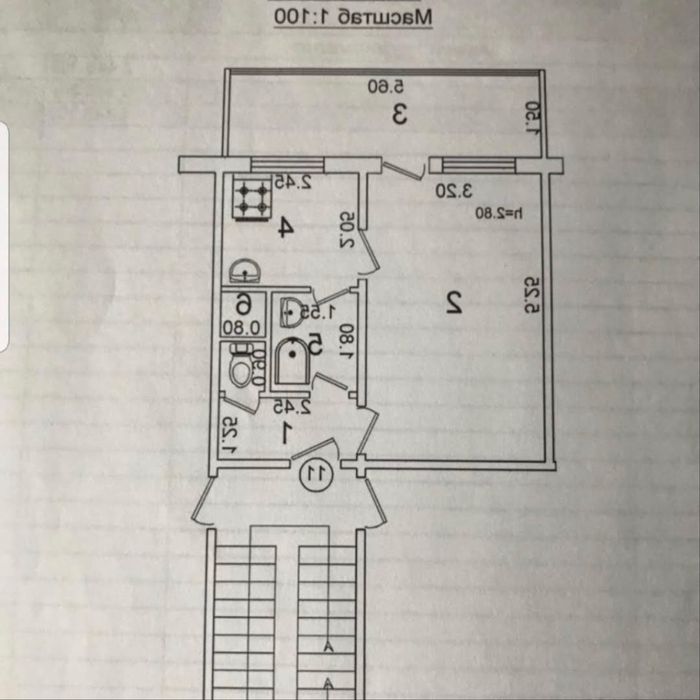 СВОЯ Чиланзар-20 Айген, 1 Комнатная Квартира 1.5х6 Балкон