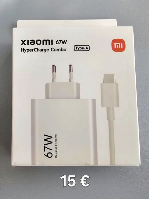 Бързо зарядно 67W за Xiaomi / RedMI / Poco с кабел 6А / 1М