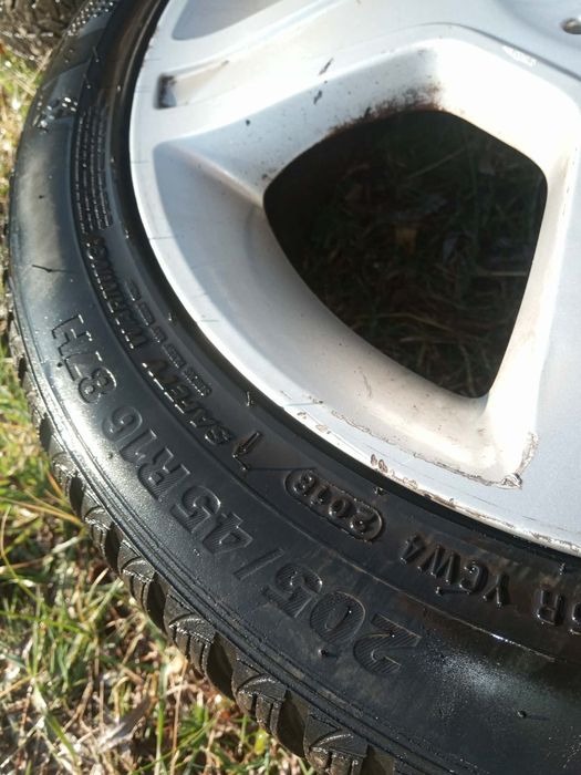 Перфектни джанти с гуми от Мерцедес а класа , mercedes a  205/45/16