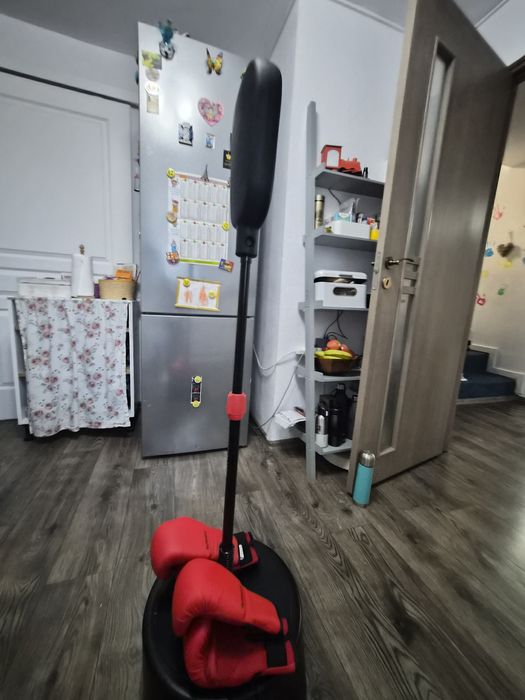 Sac de box + două perechi de mănuși.