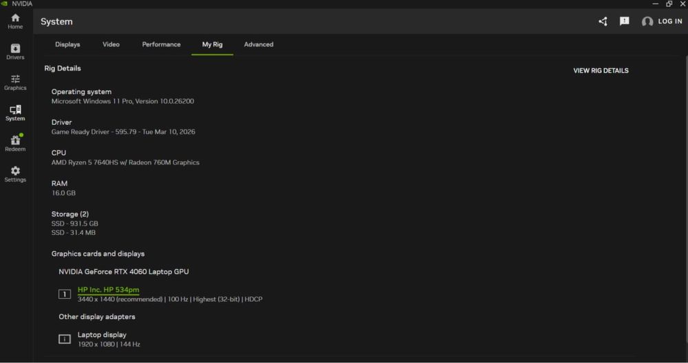 Lenovo LQQ, RTX4060,16RAM,1TB SSD