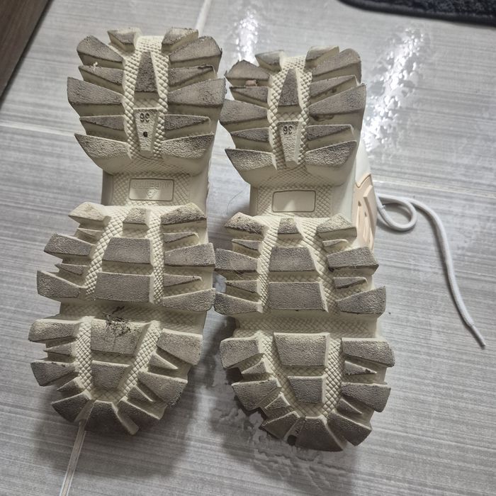 Sneakers chunky Alpeto damă, mărimea 36 – bej/crem
