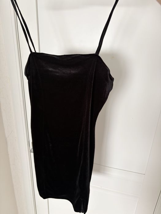 Платье мини черное m 44 размер