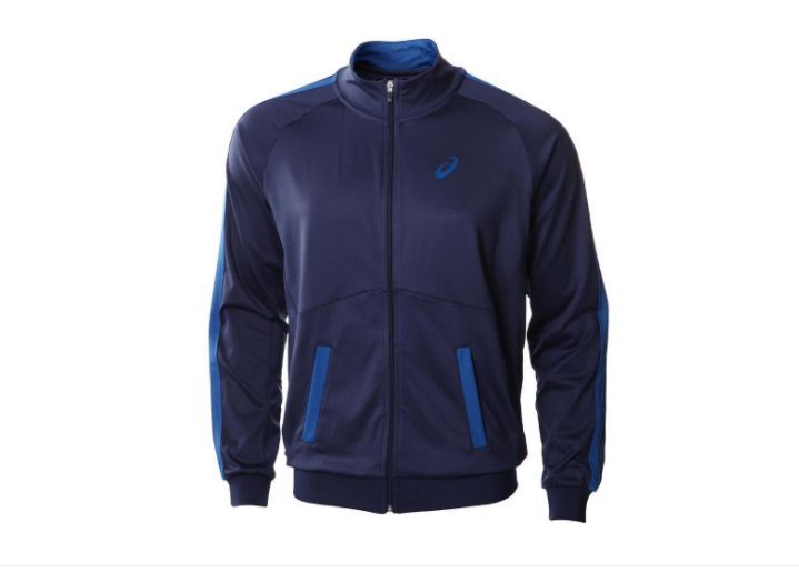jacheta Asics Essentials Full Zip, Albastru, S->NOU, SIGILAT, eticheta