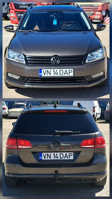 Volkswagen Passat B7 2.0 TDI 140 cp EURO 6 cutie AUTOMATĂ DSG an 12.2012