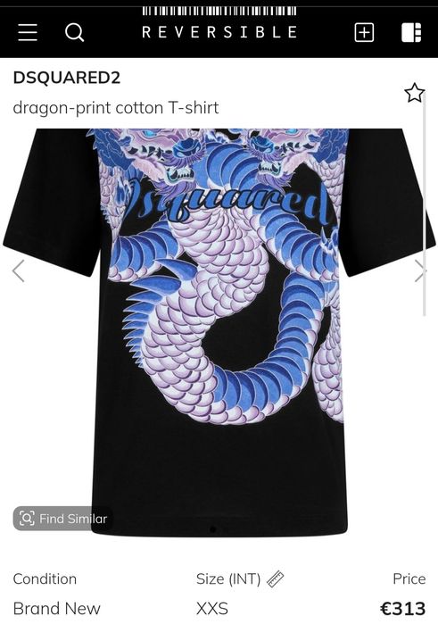 Оригинална чисто нова дамска тениска Dsquared2