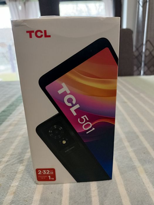 Telefon mobil TCL 501, 2GB RAM, 32GB, 4G, Prime Black