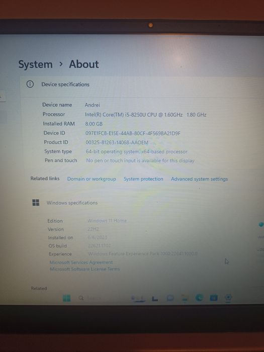 Laptop Lenovo IdeaPad 330S-15IKB 2tb
