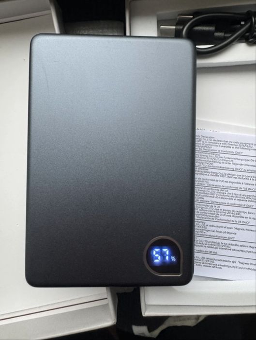 Power bank ultra slim magnetic