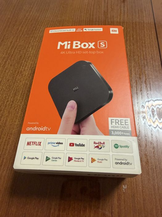 TV Box Xiaomi Mi Box S 4K Ultra HD (Android TV) – Медиен плеър