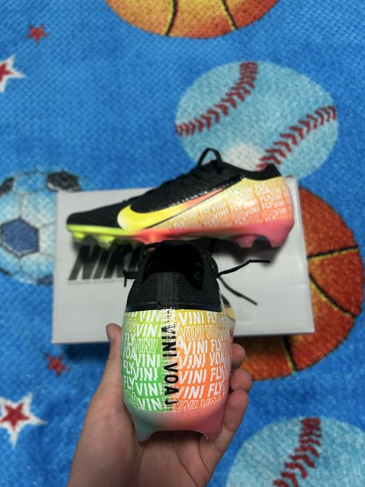 Ghete de fotbal Nike Marimea 41 ZM VAPOR 16 ELITE FG „Vini Jr.“