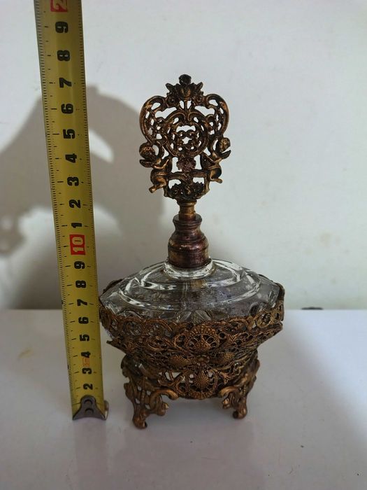 Уникално Красиво Старо Шише За Парфюм