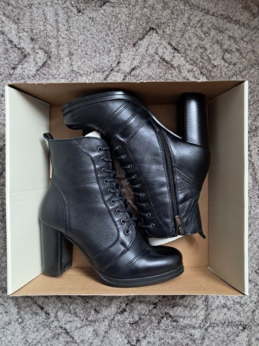 Botine din piele naturala mărimea 37