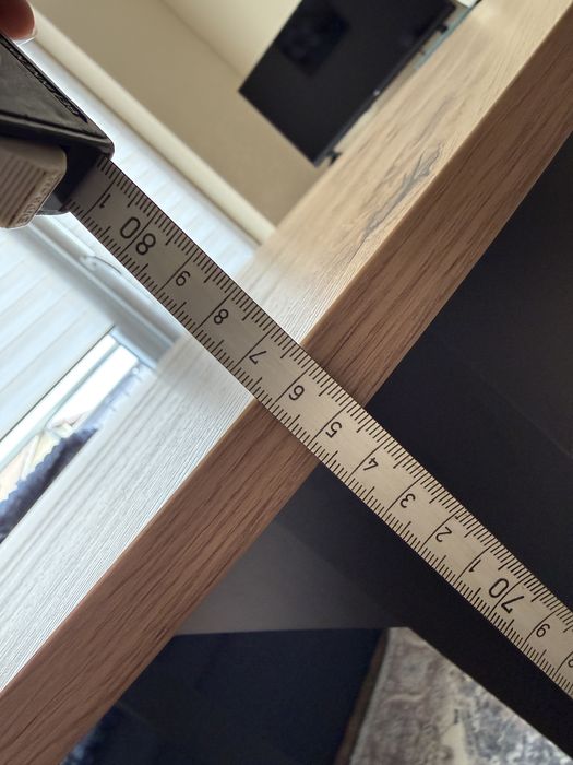 Кръгла Трапезна Маса от ДЪБ Чисто Нова-AIKO(разтеглива)