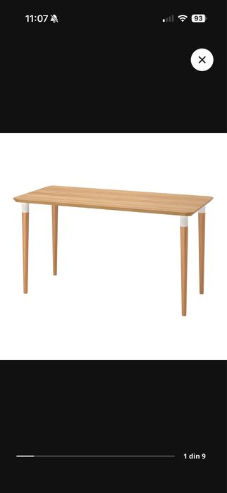 Masa/ birou bambus IKEA